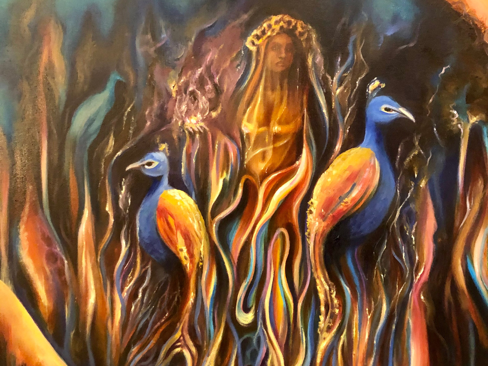 Painting from the studio